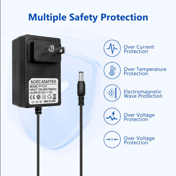 12 Volt 0.9A Battery Charger for Kids Electric Ride-On Car Toys Trend Times 5