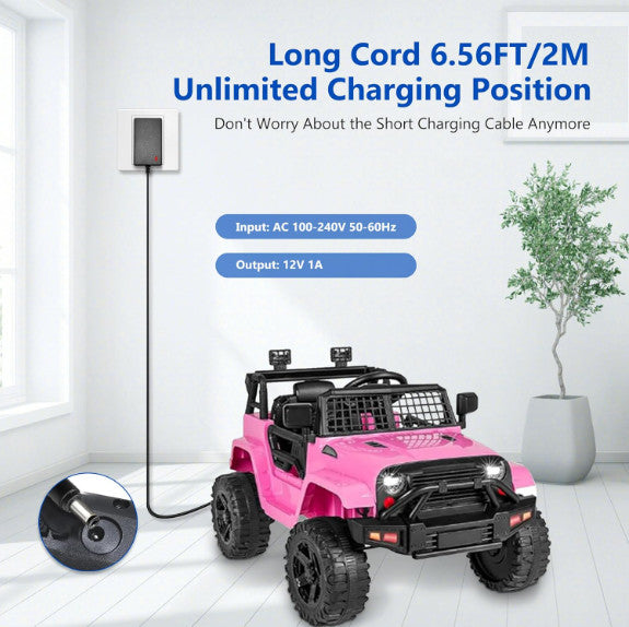 12 Volt 0.9A Battery Charger for Kids Electric Ride-On Car Toys Trend Times 2