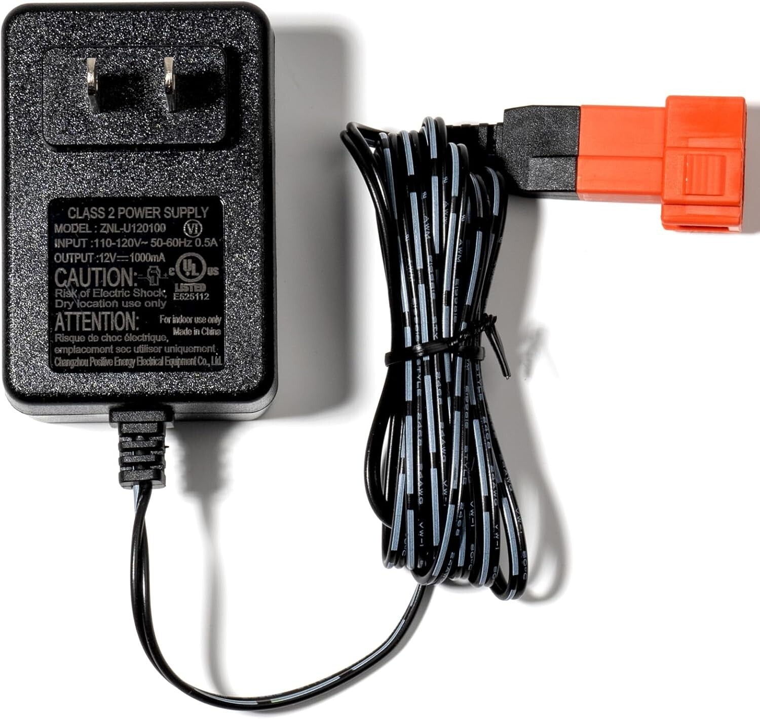 12 Volt Battery Charger with Wire for Kids Ride-On Toys and Cars 12V Trend Times 2