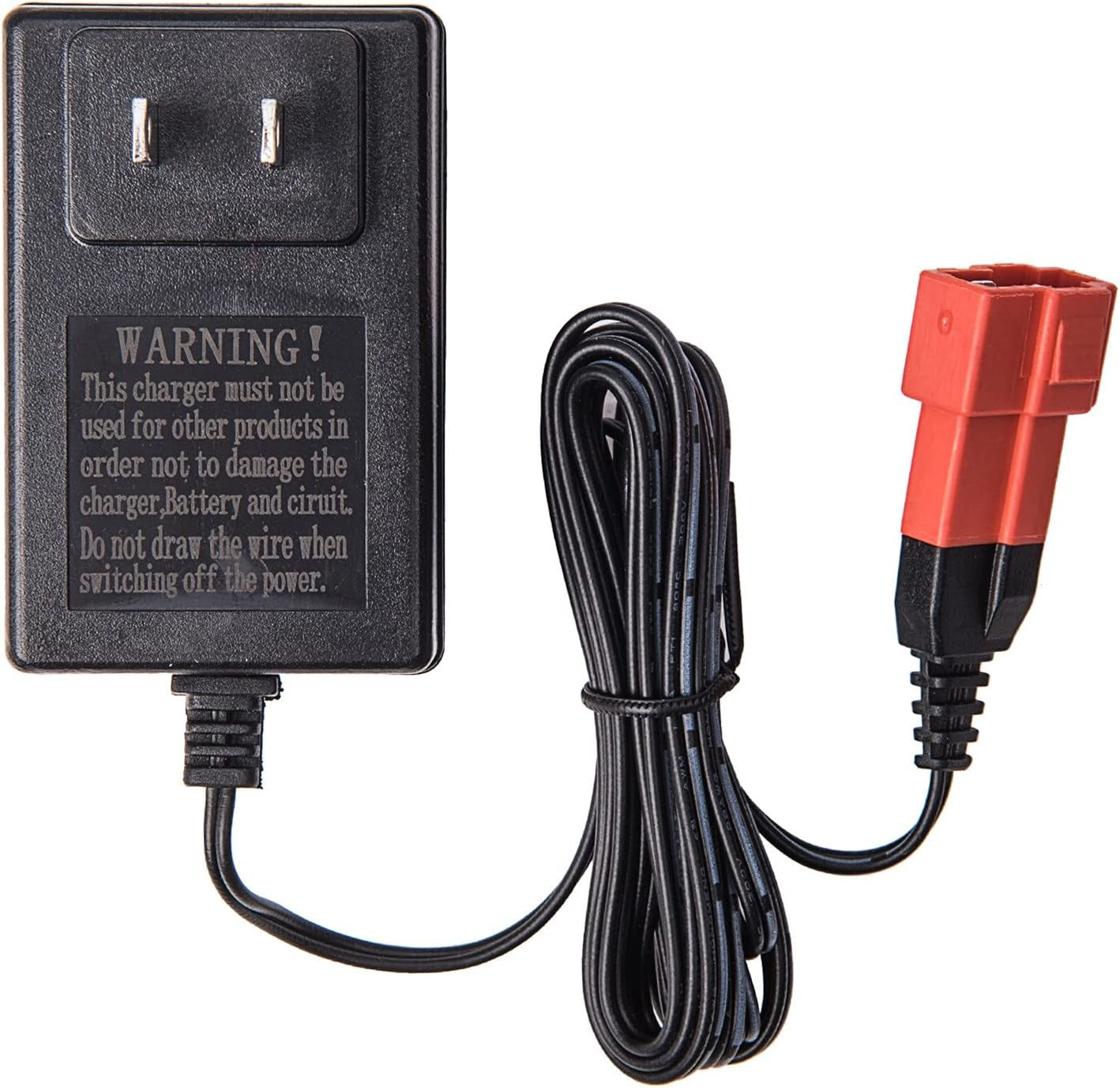 12 Volt Battery Charger for Kids Ride-On Toys 12V Red Car Model SL12-07-02 Trend Times 2