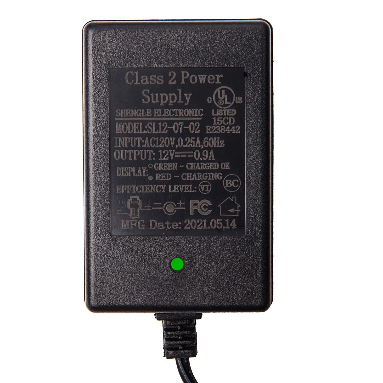 12 Volt Battery Charger for Kids Ride-On Toys SL12-07-02 Compatible with 12V Ride-On Cars Trend Times 7