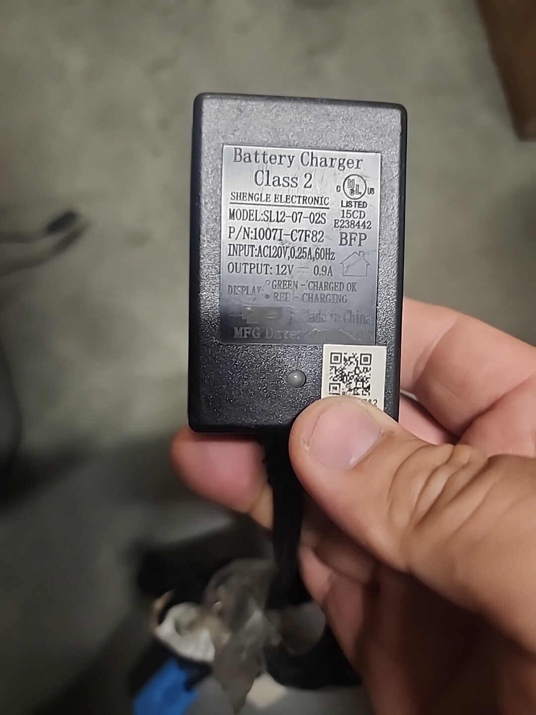 12 Volt Battery Charger for Kids Ride-On Toys SL12-07-02s Compatible with 12V Ride-On Cars Trend Times 0