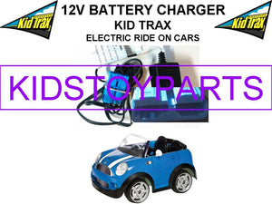 12 Volt Rechargeable Battery Charger with Blue Connector for Kid Trax Mini Cooper Ride-On Toys Trend Times 0