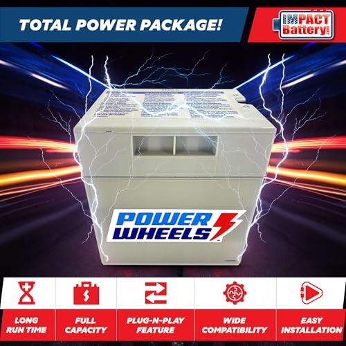 12 Volt Replacement Battery for Power Wheels Toys Trend Times 2