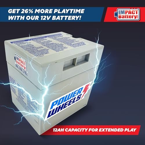 12 Volt Replacement Battery for Power Wheels Toys Trend Times 6