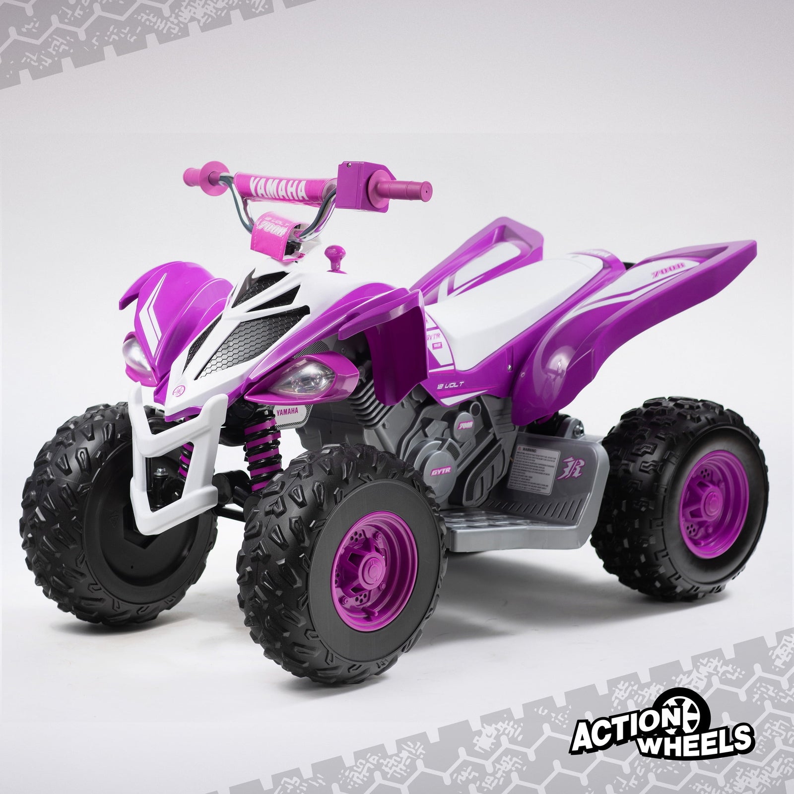 12-Volt Battery-Powered Purple Ride-On ATV with Music for Girls Ages 3-5 Years Trend Times 5