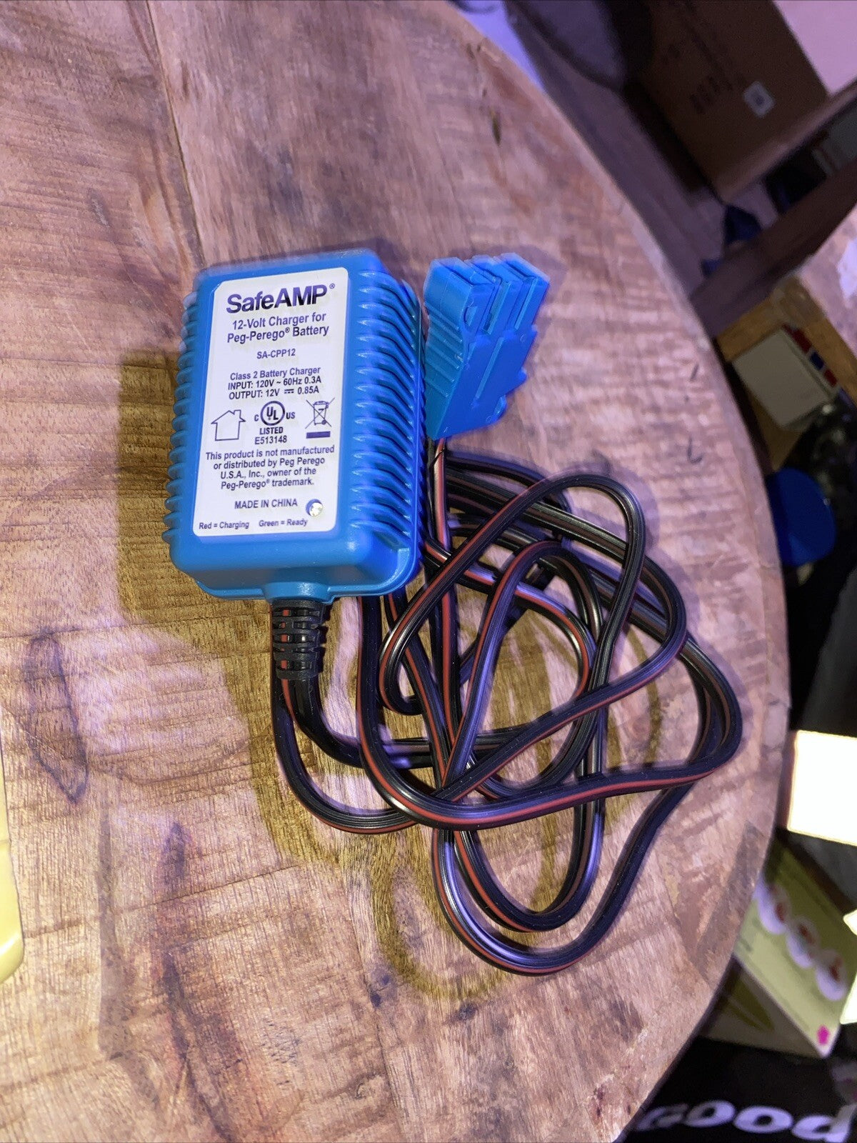 12-Volt Charger for Peg Perego Battery Trend Times 0