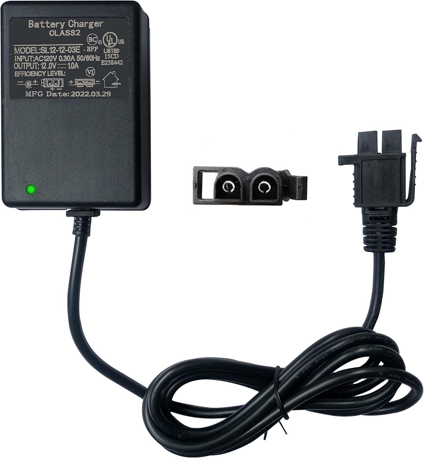 12 Volt Battery Charger for Kids Ride-On Cars and Yamaha Raptor 7 Toys Trend Times 7