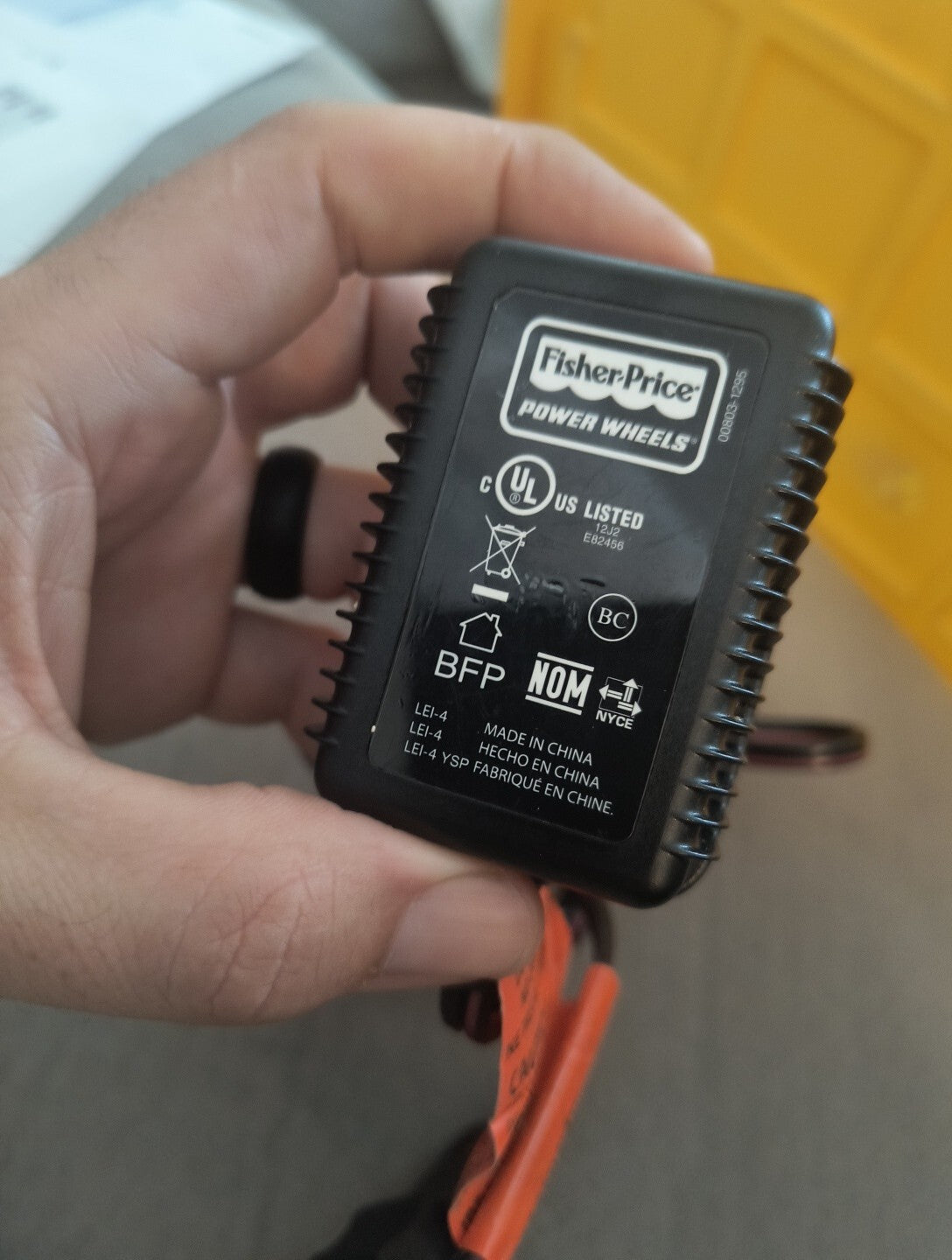 12-Volt Charger for Power Wheels Fisher Price Model 00801-1778 Trend Times 1
