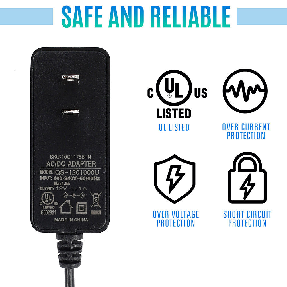 12-Volt Charger for Power Wheels Gray Battery with Orange Top 00801-1778 Trend Times 2