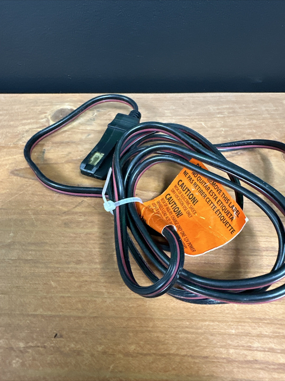 12-Volt Charger for Power Wheels with Gray Battery and Orange Top Trend Times 1