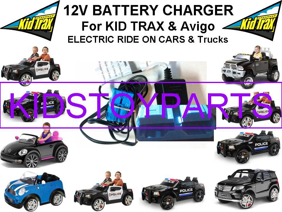 Volt Charger for Kids Trax Avigo Ride-On Cars with Large Blue Anderson Plug 2015 Trend Times Variant 0