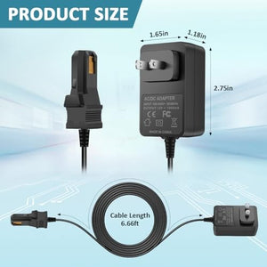 12-Volt Replacement Charger for Power Wheels Gray Battery with Orange Top Trend Times 3
