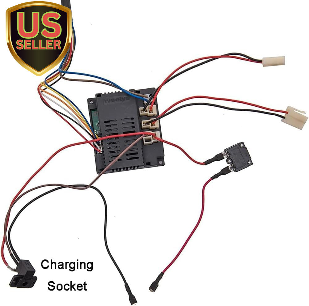 12 Volt Children's Electric Car DIY Wiring and Switch Kit with 2.4G Bluetooth Control Trend Times 2