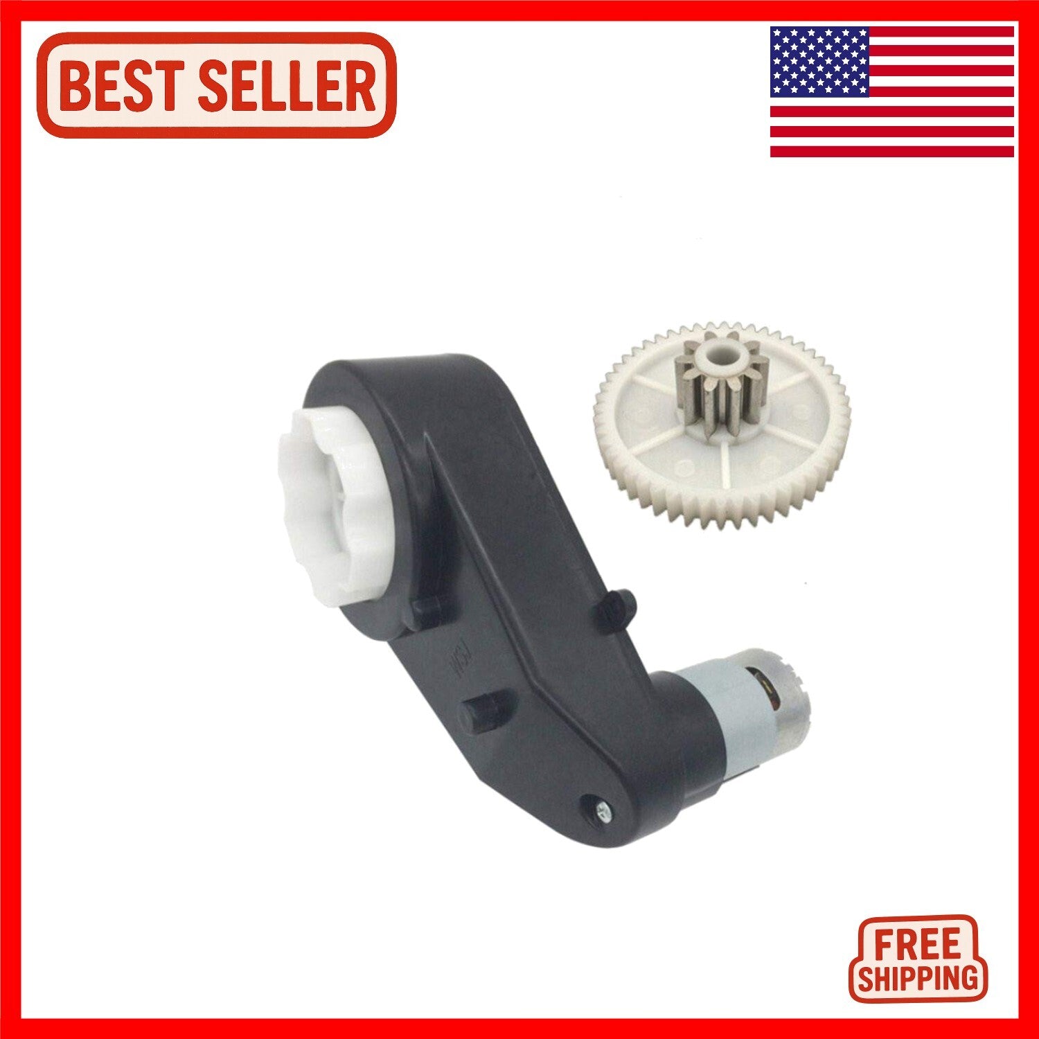 12 Volt High Torque Gearbox Motor for Kids Electric Toys and Car Modifications Trend Times Variant 0