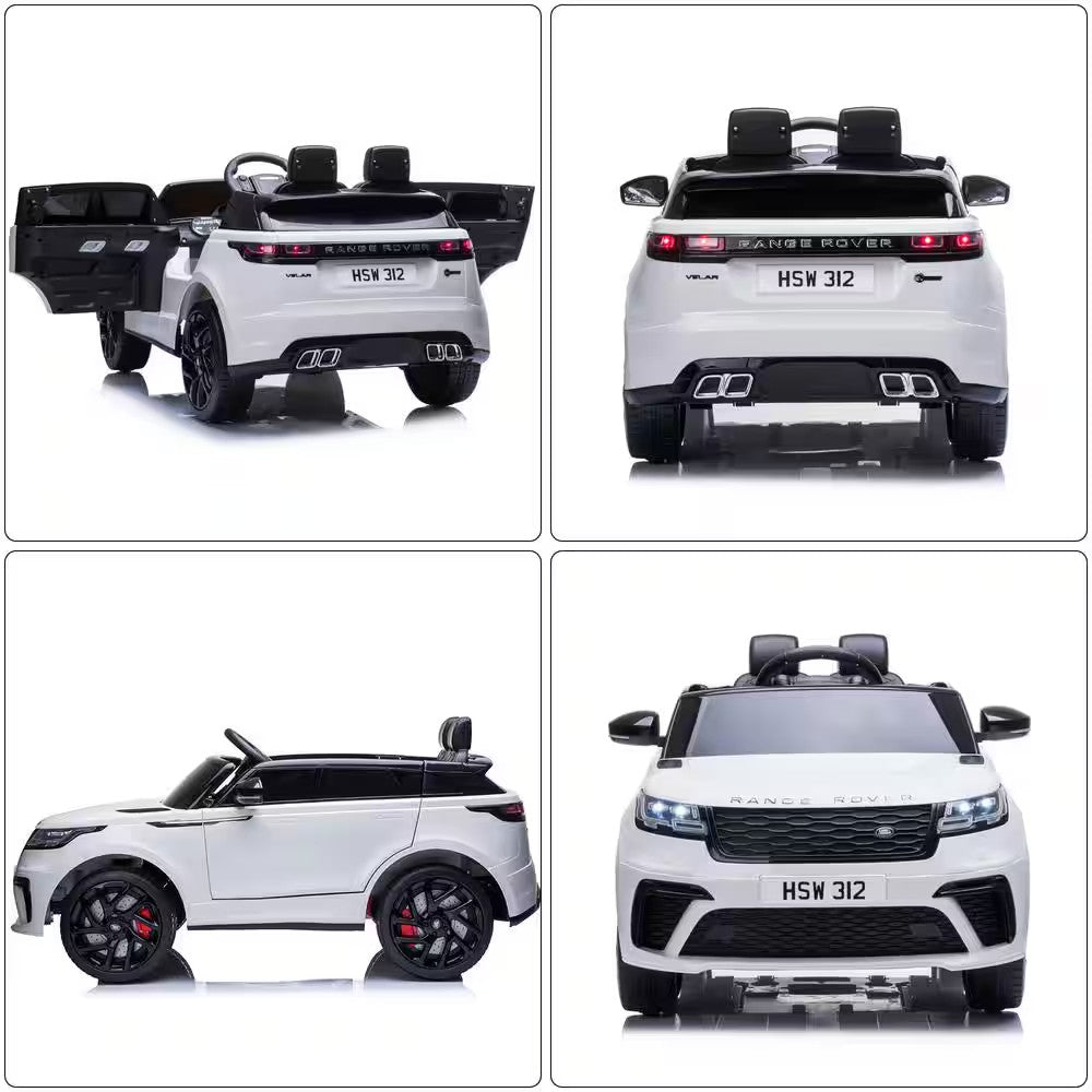 12-Volt Kids Licensed Land Rover Battery-Powered Electric Ride-On Car Trend Times 2