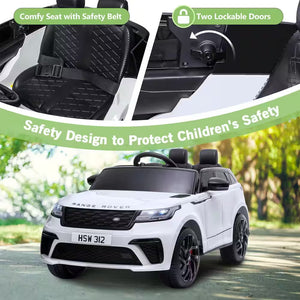12-Volt Kids Licensed Land Rover Battery-Powered Electric Ride-On Car Trend Times 7