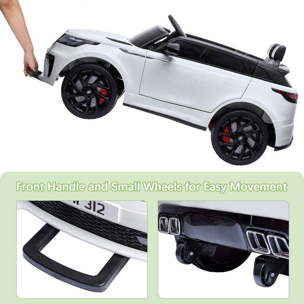 12-Volt Kids Licensed Land Rover Battery-Powered Electric Ride-On Car Trend Times 8