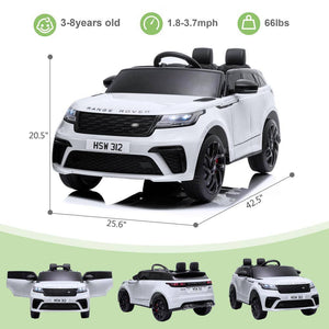 12-Volt Kids Licensed Land Rover Battery-Powered Electric Ride-On Car Trend Times 9
