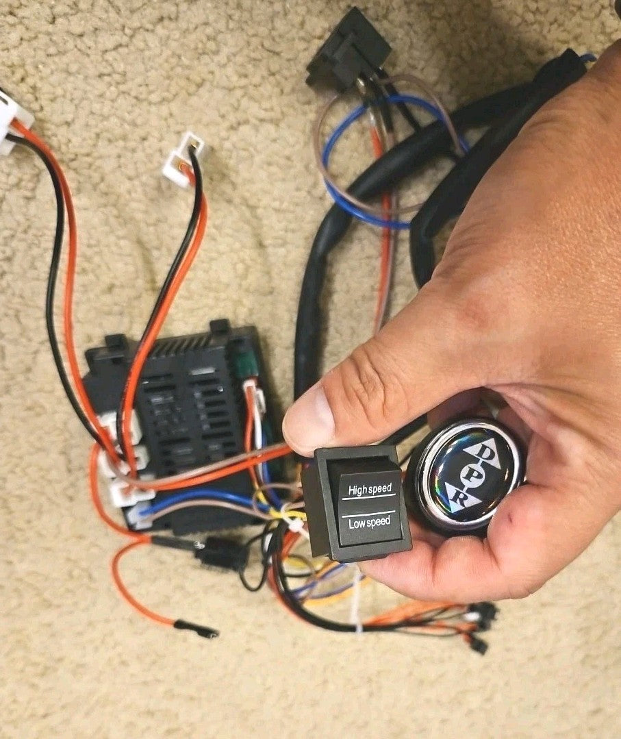 12 Volt High Power DIY Modified Electric Wheel with Wires for Children's Car Trend Times 1