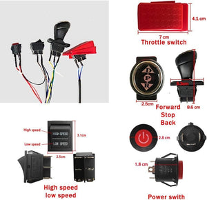 12 Volt High-Power DIY Electric Wheel with Modified Wires for Children Trend Times 2