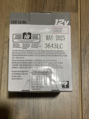 12 Volt Power Wheels Genuine Rechargeable Replacement Battery G5894 Trend Times 1