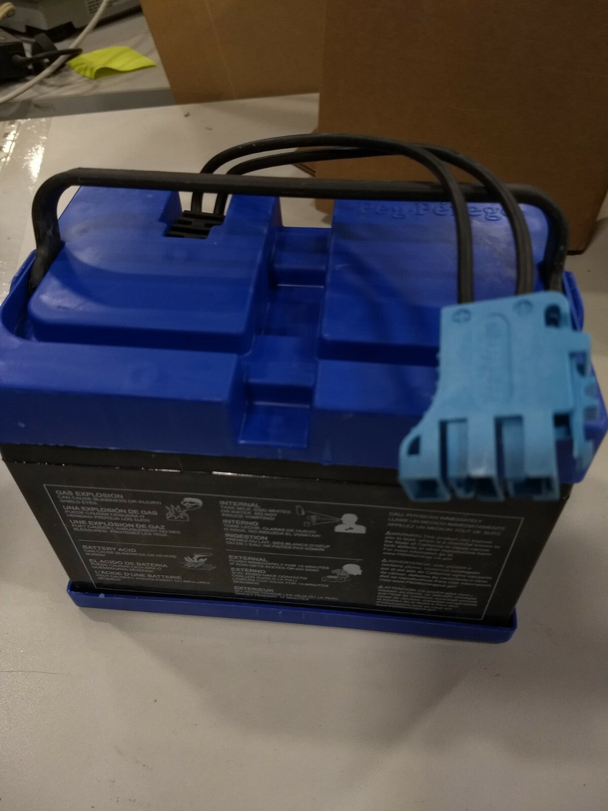 12-Volt Rechargeable Battery for Peg Perego Models Trend Times 1