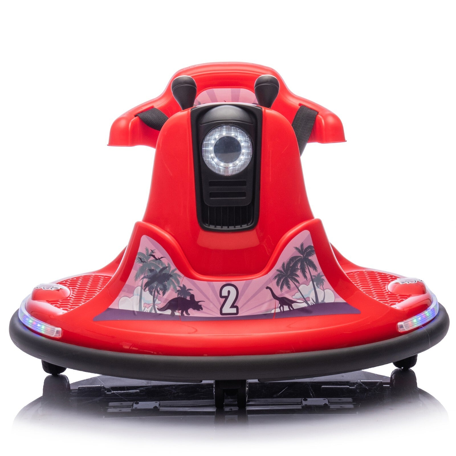 12-Volt Red Electric Ride-On Bumper Car for Children Trend Times 14