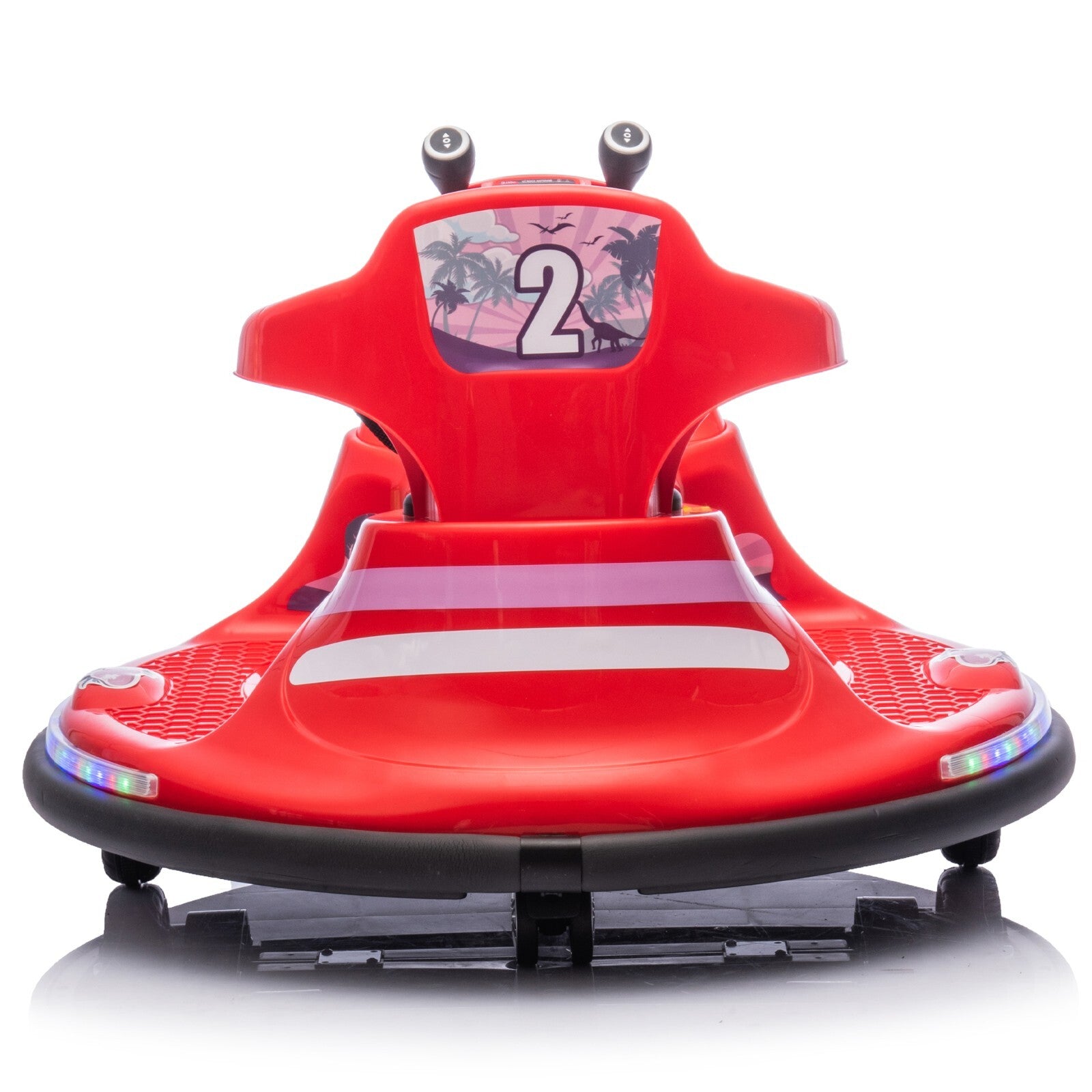 12-Volt Red Electric Ride-On Bumper Car for Children Trend Times 5