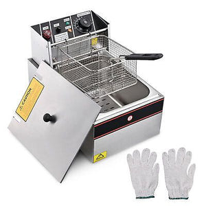12L Electric Deep Fryer Commercial Countertop Basket French Fry Family - Trend Times Toy Stores