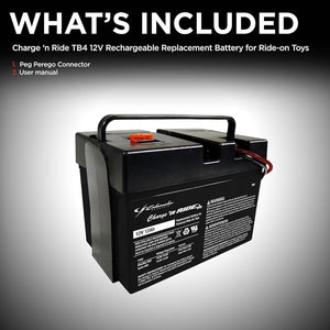 12Ah Rechargeable Battery for Peg Perego Ride-On Toys with Quick Installation Trend Times 5