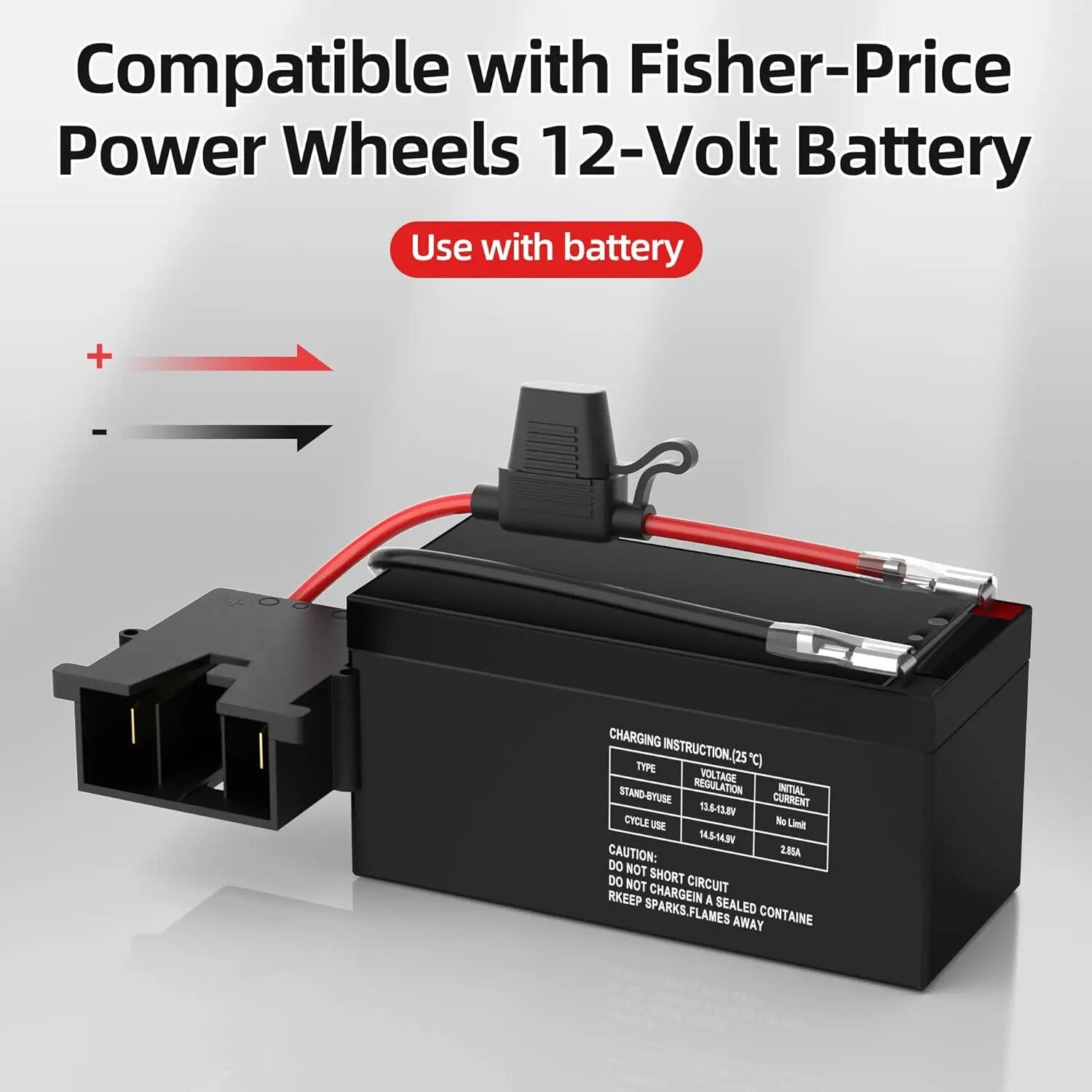 12AWG 40A Battery Wire Harness Connector for 12V Ride-On Toys Trend Times 4