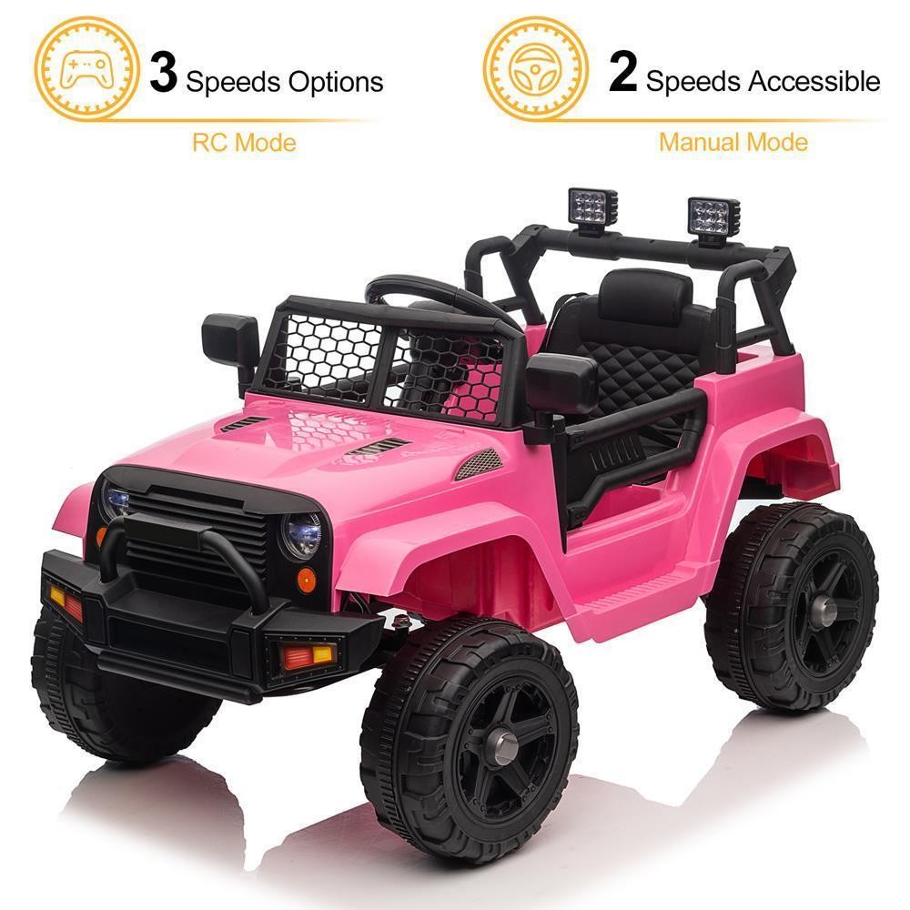 12V 1-Seater Kids Electric Ride-On Car with 4 Wheels and Remote Control Trend Times 1