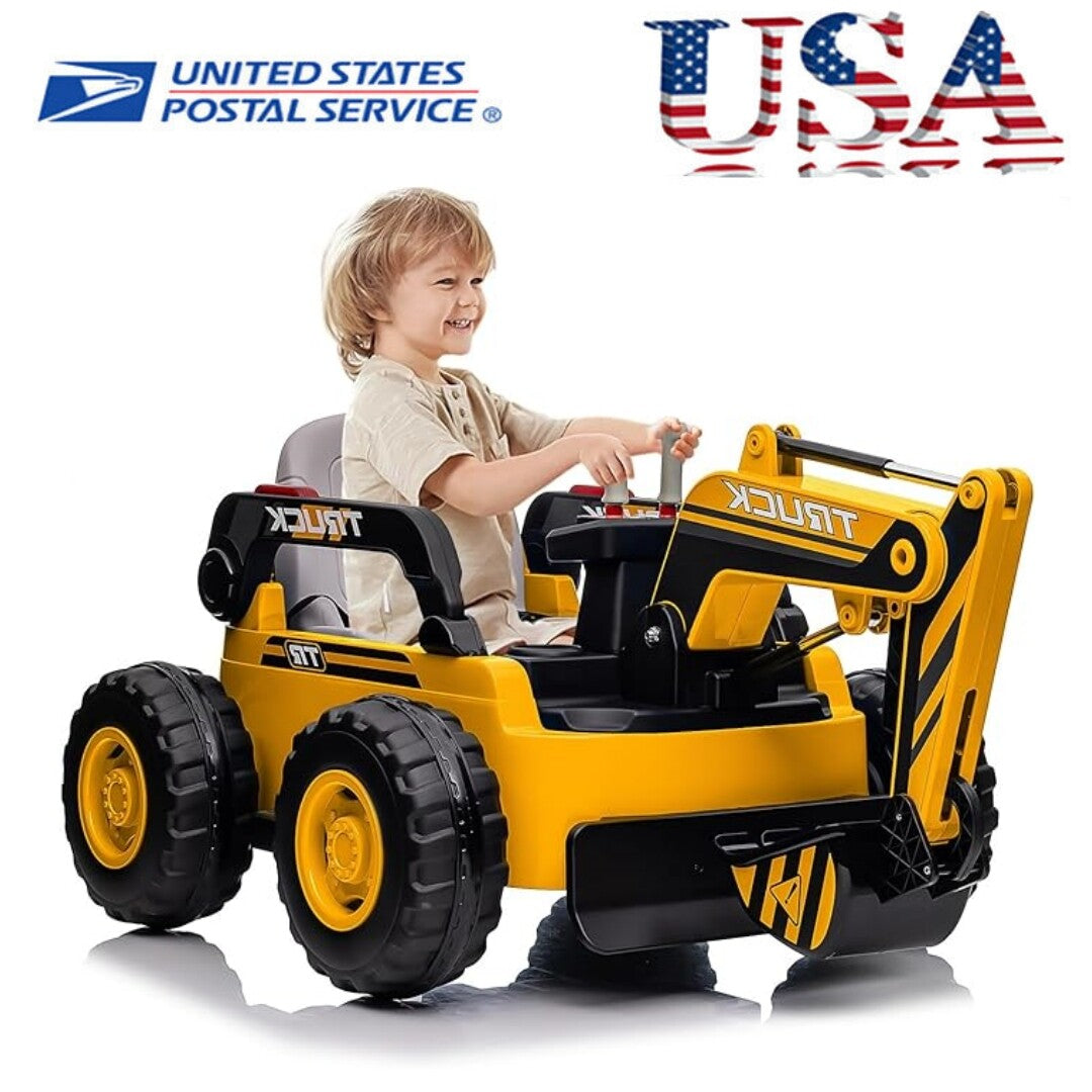 12V 10AH Electric 4WD Battery-Powered Toy Excavator with Remote Control Trend Times 2