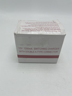 12V 1200mA Switching Charger with Dual USB-A Connectors Trend Times 0
