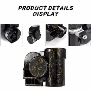 12V 150dB Compact Snail Air Horn for Truck Motorcycle Car SUV RV Trend Times 4