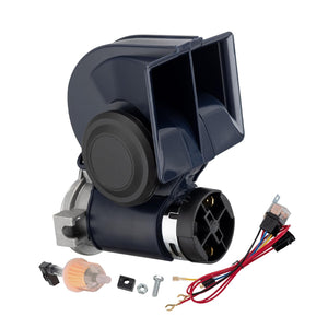 12V 150DB Loud Blue Train Air Horn Kit with Wire for Car and Truck Trend Times Variant 0