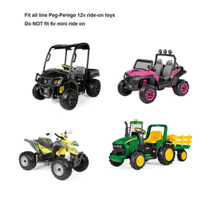 12V 15Ah High Capacity Replacement Battery with Wire for Peg Perego Ride-On Toy Trend Times 1