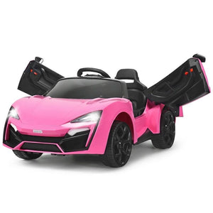 12V 2.4G RC Electric Vehicle with Lights Pink Trend Times 2