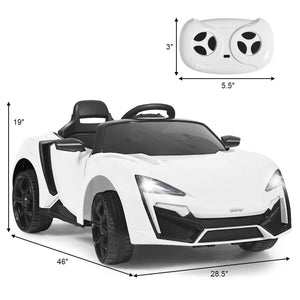 12V 2.4G RC Electric Vehicle with Lights and Music, Color: Music Trend Times 3