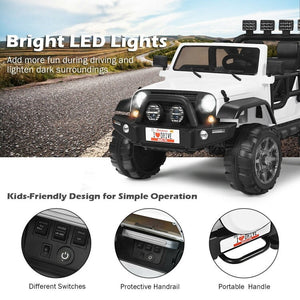 12V 2-Seater Electric Kids Truck Ride-On Battery Powered with Remote Control Trend Times 6