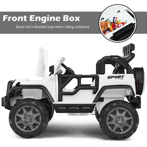 12V 2-Seater Electric Kids Truck Ride-On Battery Powered with Remote Control Trend Times 7