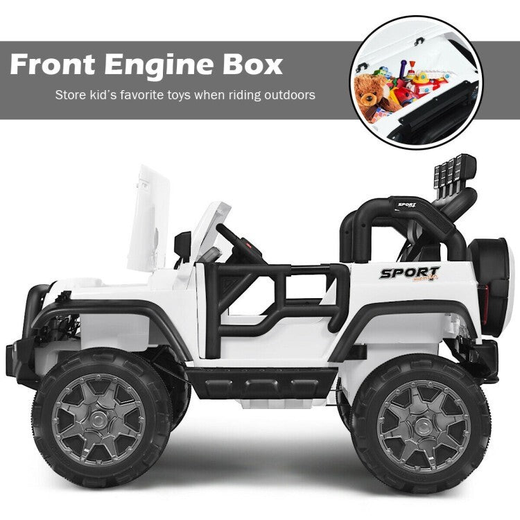 12V 2-Seater Electric Kids Truck Ride-On Battery Powered with Remote Control Trend Times 7