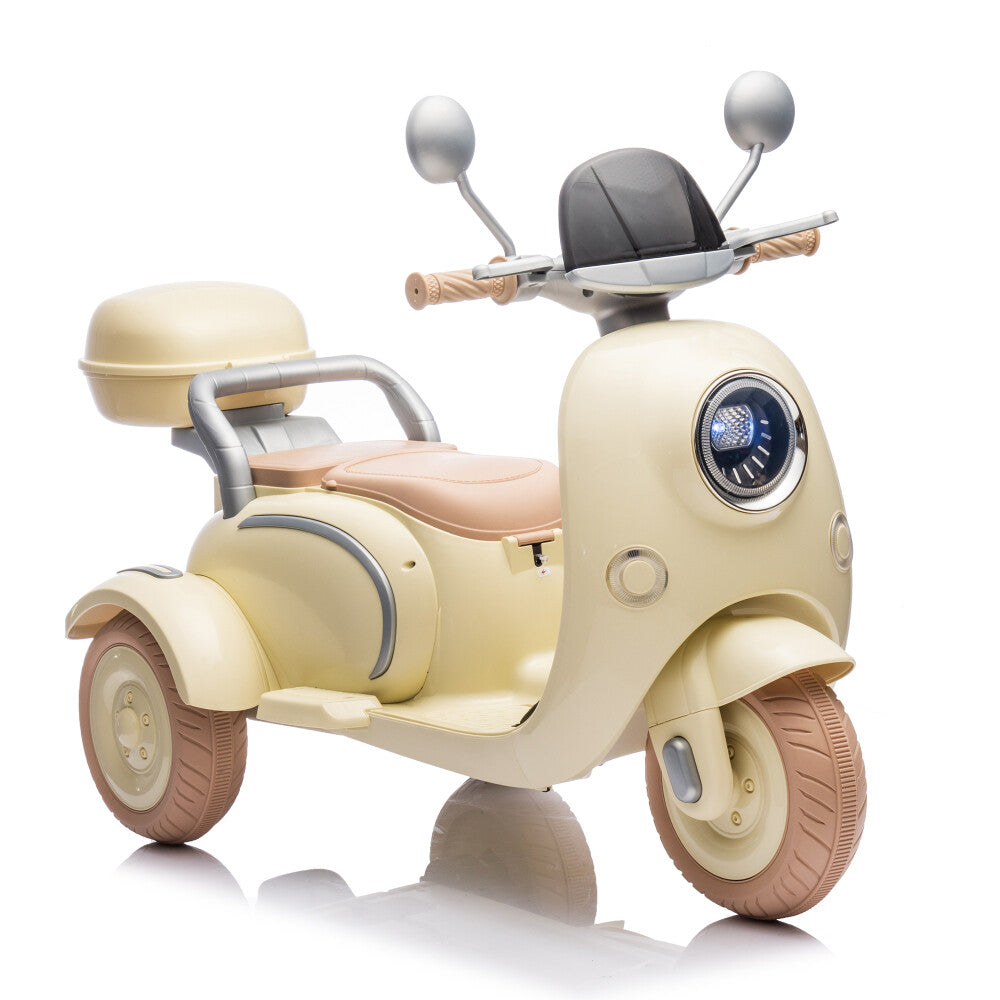 12V 2-Seater Electric Ride-On Motorcycle with LED Headlight for Kids Ages 3-6 Trend Times Variant 0