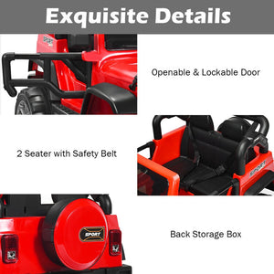 12V 2-Seater Ride-On Car Truck with Remote Control and Storage Space Trend Times 10
