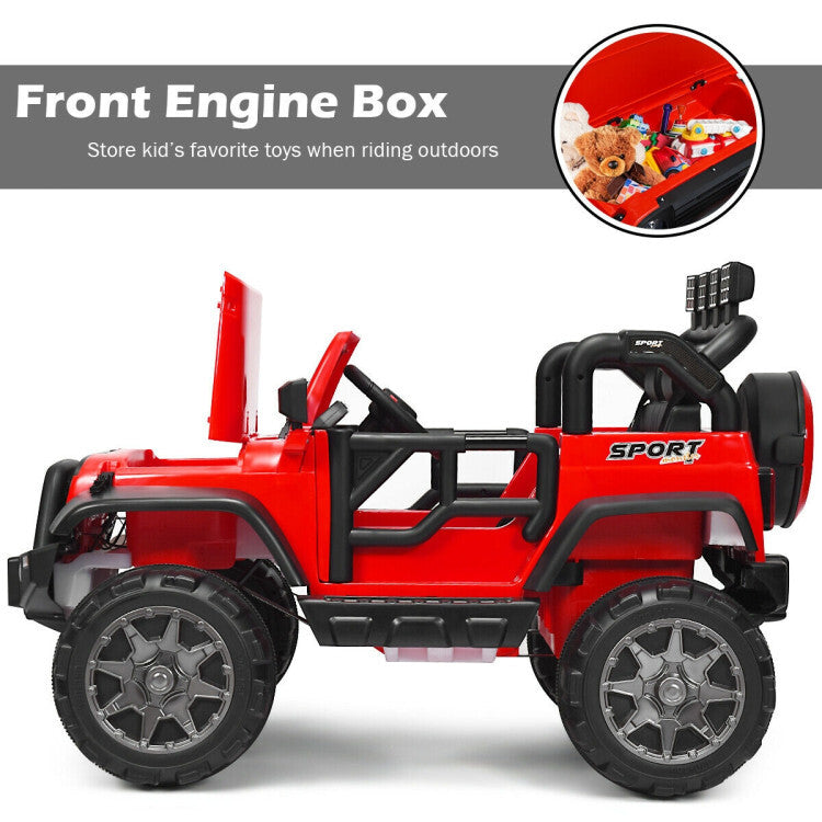 12V 2-Seater Ride-On Car Truck with Remote Control and Storage Space Trend Times 7
