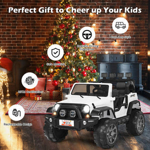 12V 2-Seater Ride-On Truck with Remote Control, Storage Compartment, and Music Trend Times 4