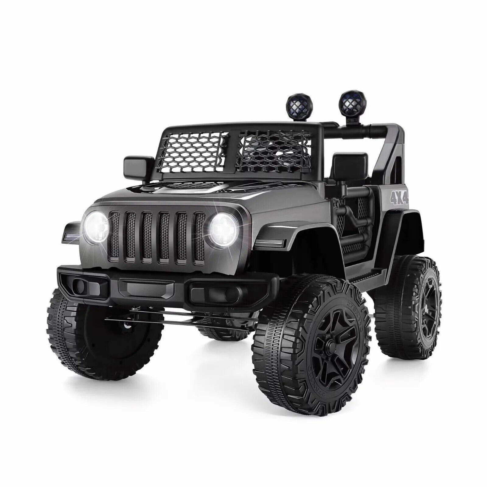 12V Two-Seat Electric Ride-On Truck with Remote Control, LED Lights, and MP3 for Kids Trend Times 12