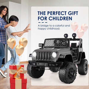 12V Two-Seat Electric Ride-On Truck with Remote Control, LED Lights, and MP3 for Kids Trend Times 21