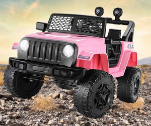 12V Two-Seat Electric Ride-On Truck with Remote Control, LED Lights, and MP3 for Kids Trend Times 9